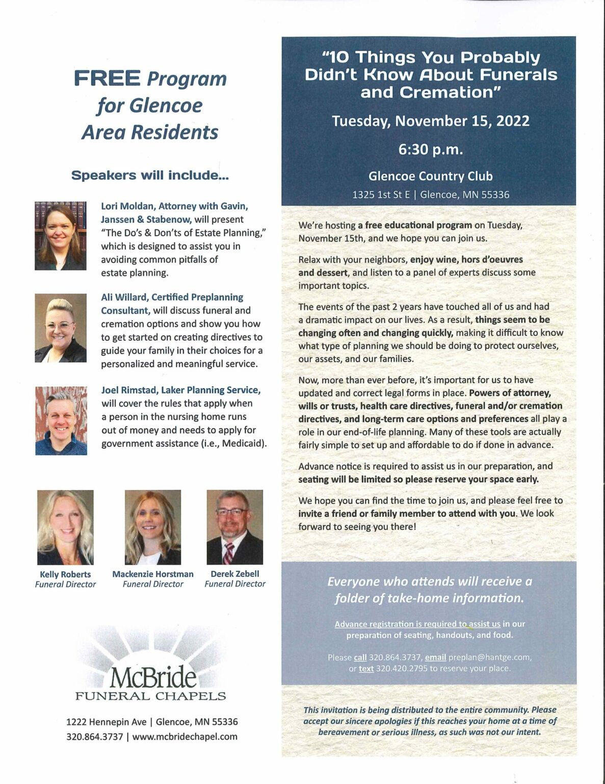 Hantge McBride Hughes Funeral Chapels and Crematory Dobratz, Dalin