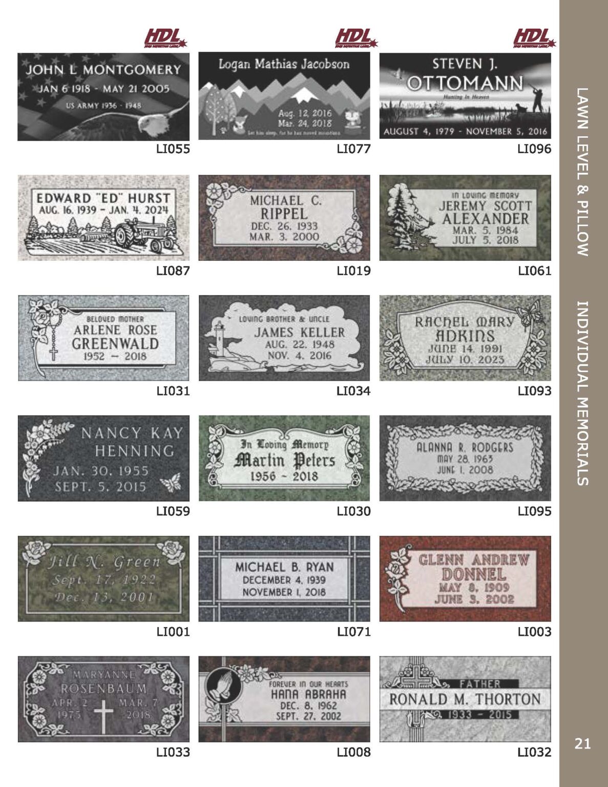 Monuments and Markers Hantge McBride Hughes Funeral Chapels and(00)